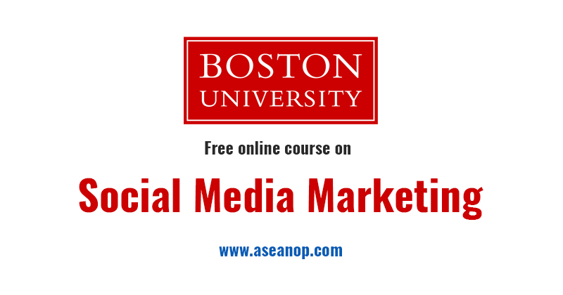 Free Online Course On Social Media Marketing By Boston University