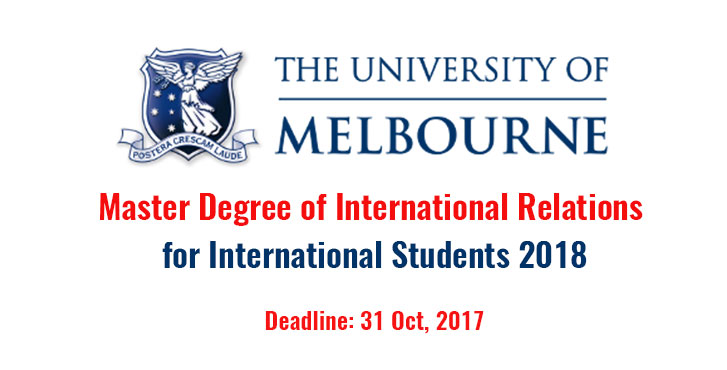 melbourne university phd international relations
