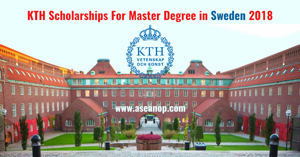 KTH Royal Institute of Technology, in Stockholm, Sweden (Almost Fully  Funded) - ASEAN Scholarships