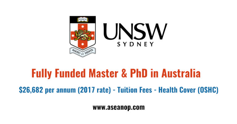 fully funded phd australia