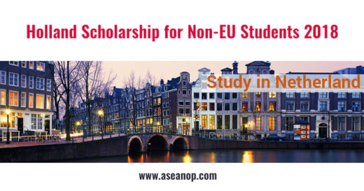 Holland Scholarship for Non-EU Students to Study in the Netherlands