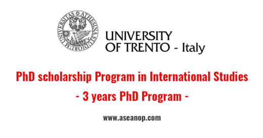 phd international studies trento