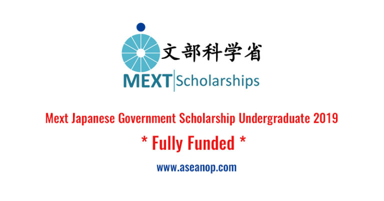 Mext Japanese Government Scholarship Undergraduate 2019 ...