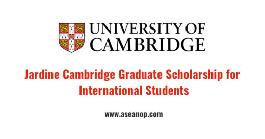 Jardine Cambridge Graduate Scholarship for International Students, 2021