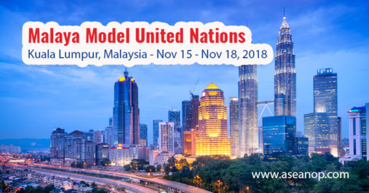 Malaya MUN 2018 International in Kuala Lumpur, Malaysia ...