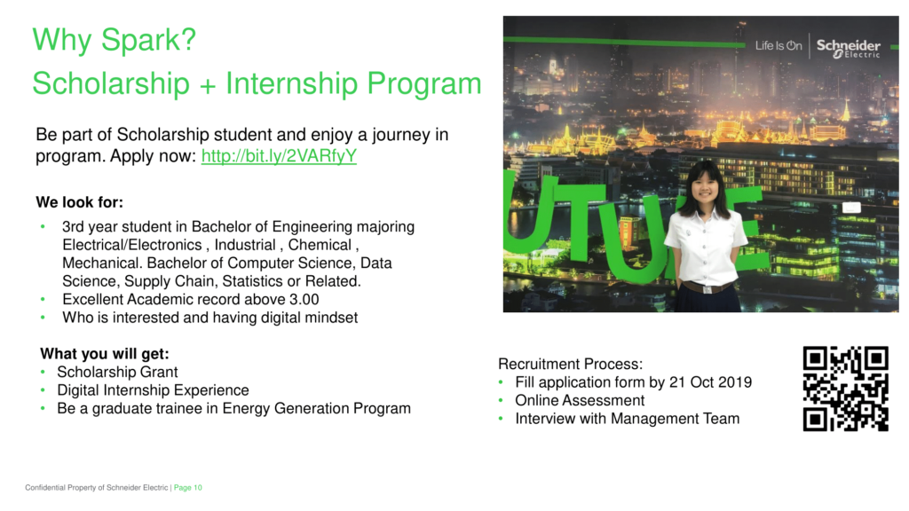 Schneider Electric | Spark Scholarship Program Application ...