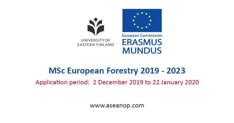 Erasmus Mundus Msc European Forestry Programme Asean Scholarships