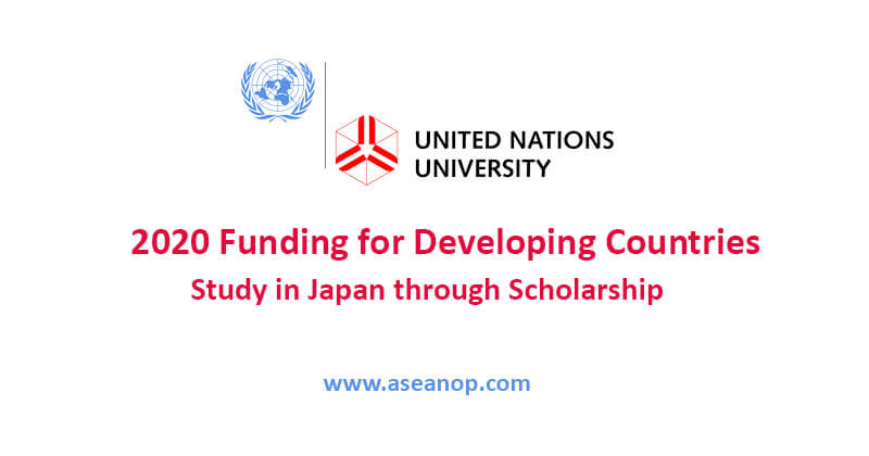 United Nations University MSc in Sustainability (2020) - ASEAN Scholarships