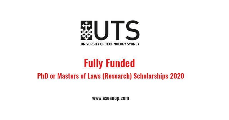 Fully Funded PhD or Masters of Laws (Research) Scholarships