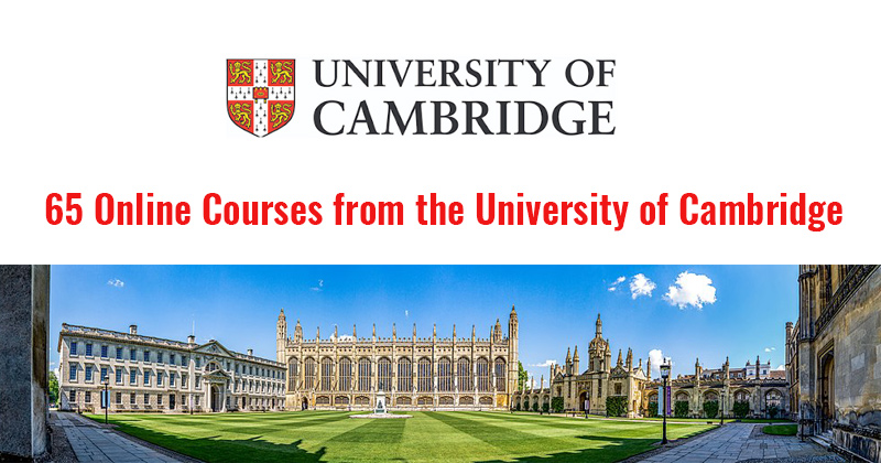 cambridge university creative writing online course