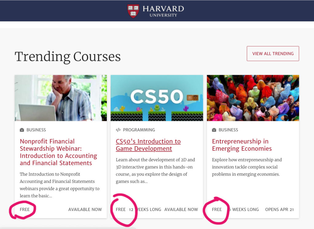 How To Enroll And Study For Free With Harvard University Online