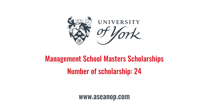 Management School Masters Scholarships at University of York, UK