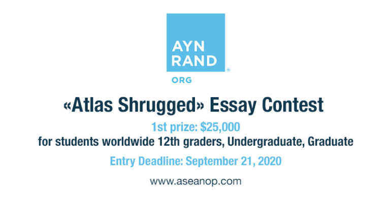 The Atlas Shrugged Essay Contest - Scholarships