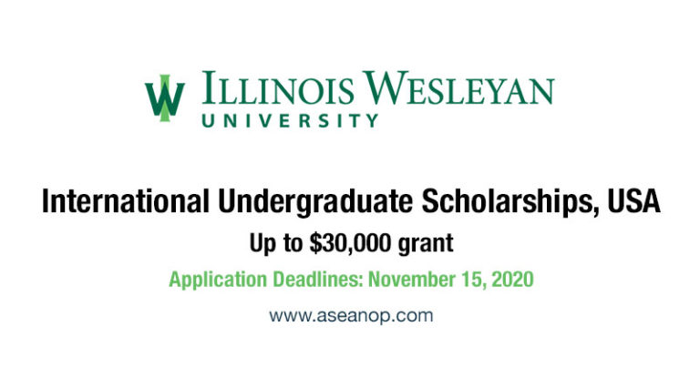 Illinois Wesleyan University International students Scholarships, USA