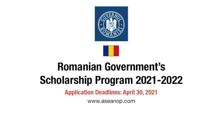 Romanian Government Scholarship program 2021-2022 - ASEAN Scholarships