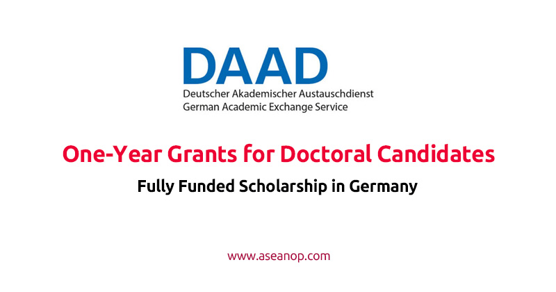 daad research grant for doctoral candidates