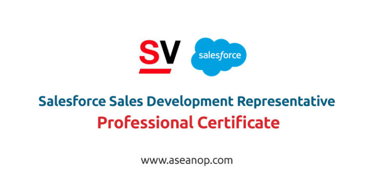 Salesforce Sales Development Representative Professional Certificate 