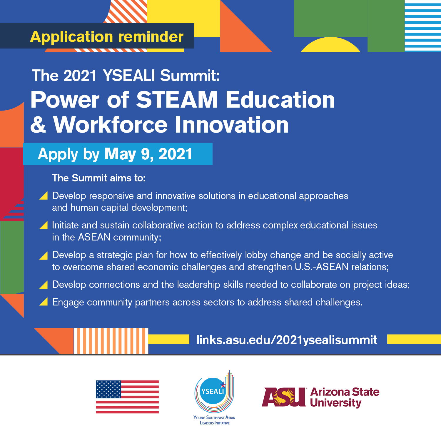 The 2021 YSEALI Summit Power of STEAM Education and Workforce