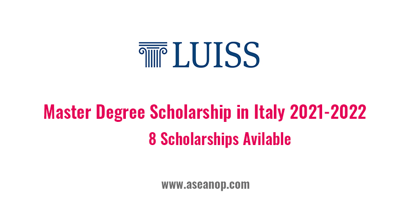 Master Degree Scholarship Program in Italy 20212022  ASEAN Scholarships