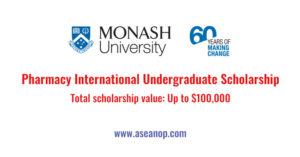 scholarship undergraduate monash merit