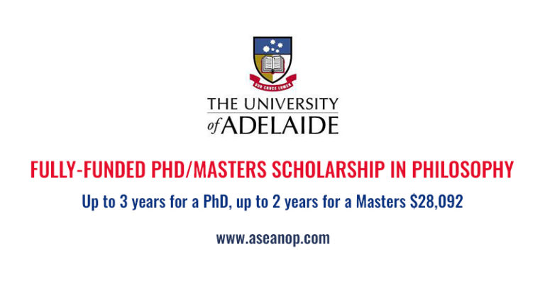phd philosophy fully funded