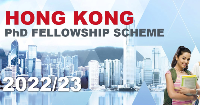 hong kong phd scholarship 2022