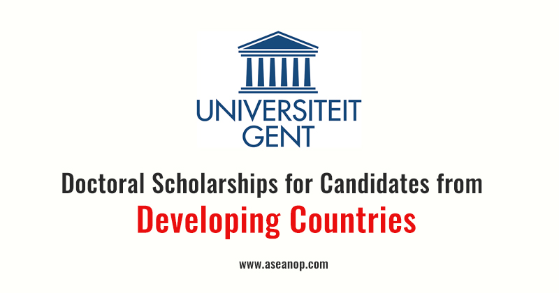 phd scholarships for developing countries