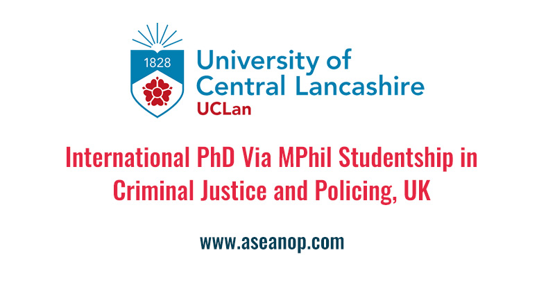 phd criminal justice uk