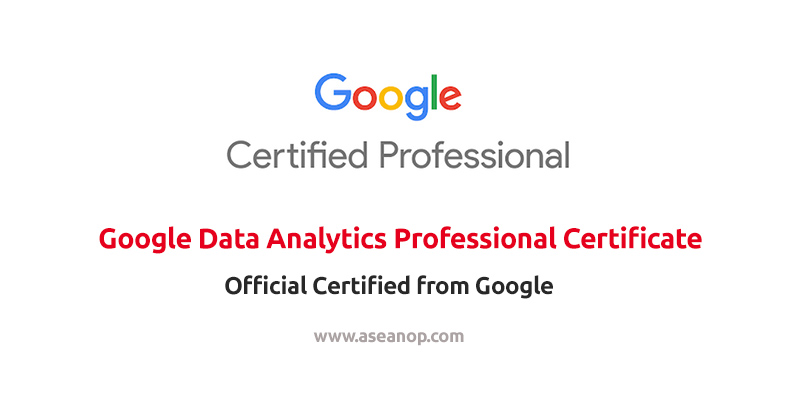 Certificate professional data google analytics Google Data