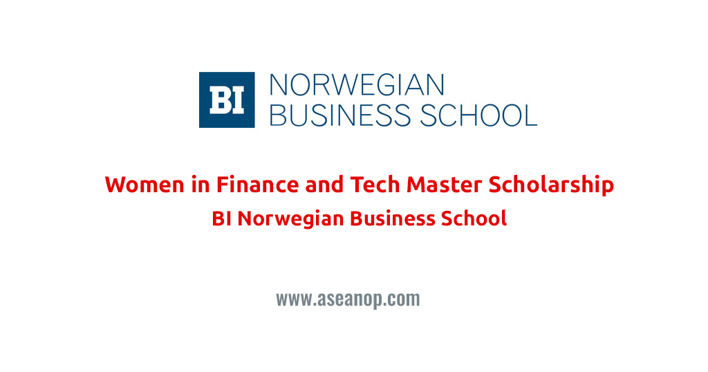 Women in Finance and Tech Master Scholarship at BI