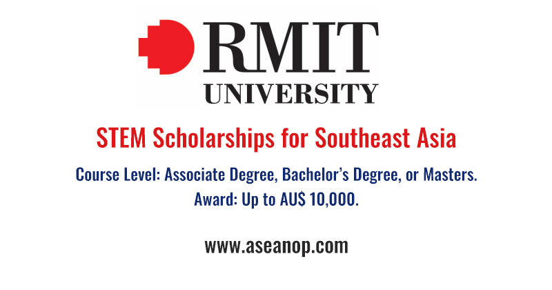 RMIT University STEM Scholarships for Southeast Asia Students to