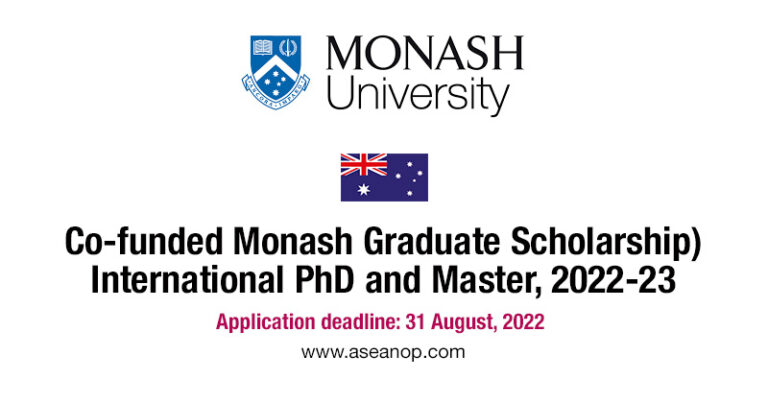 Co-funded Monash Graduate Scholarship (CF-MGS), International PhD and ...