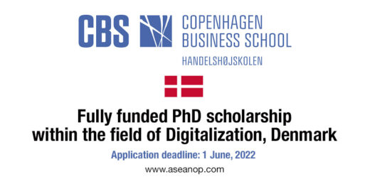 Fully funded PhD scholarship within the field of Digitalization