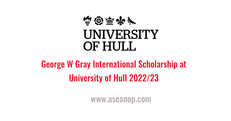 George W Gray International Scholarship at University of Hull