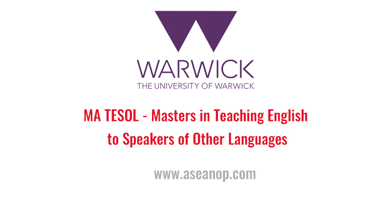 MA in Teaching English to Speakers of Other Languages (TESOL)