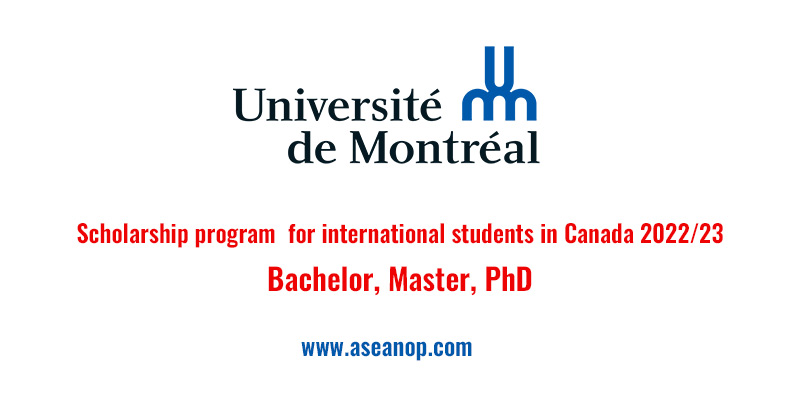 Scholarship program for international students in Canada 2022