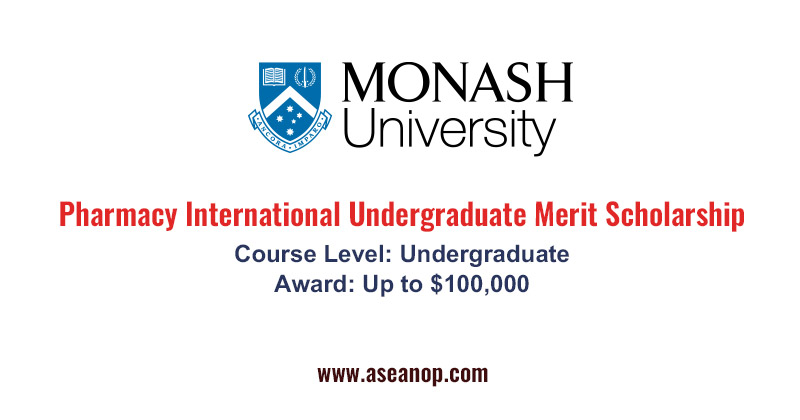 Pharmacy International Undergraduate Merit Scholarship