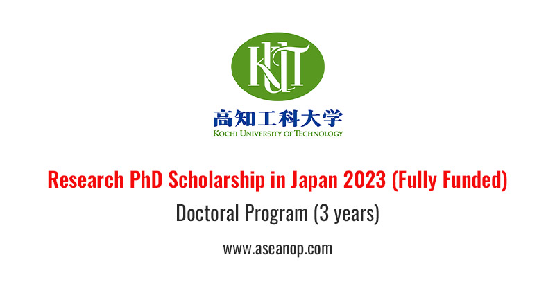 phd scholarship in japan 2023