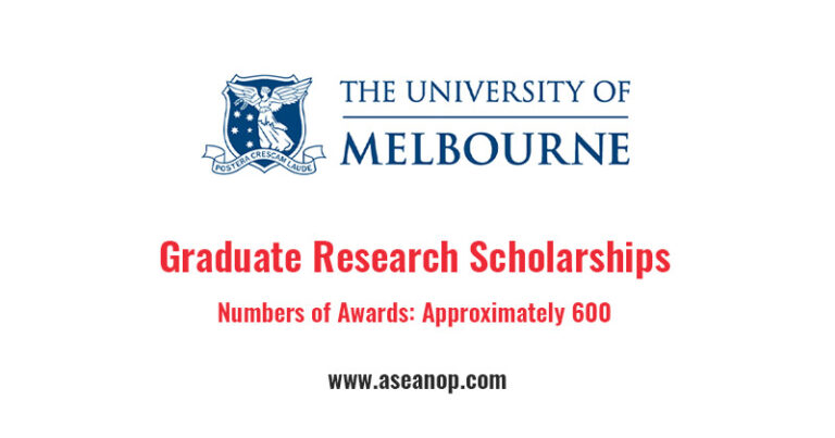 graduate research scholarships at the university of melbourne australia