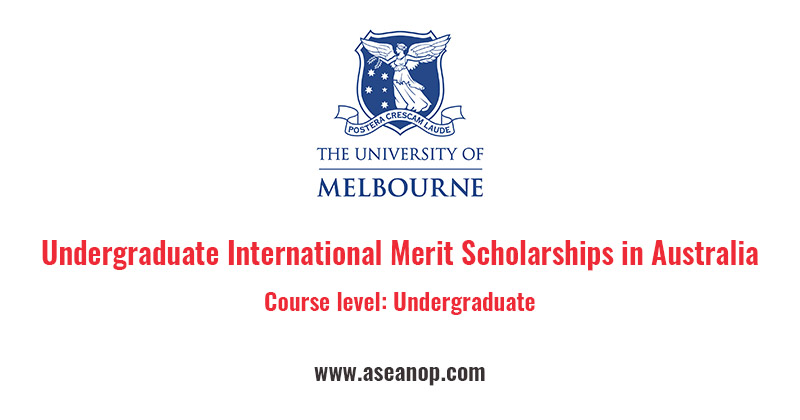 Undergraduate International Merit Scholarships in Australia