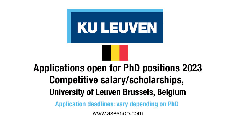 phd student salary belgium