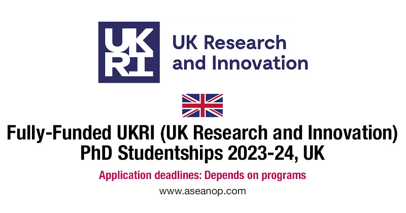 phd funding uk 2023