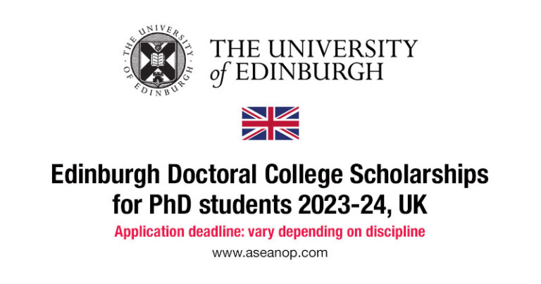 phd scholarships in edinburgh