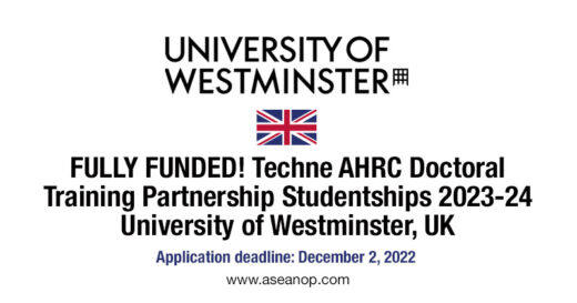 university of westminster phd studentships