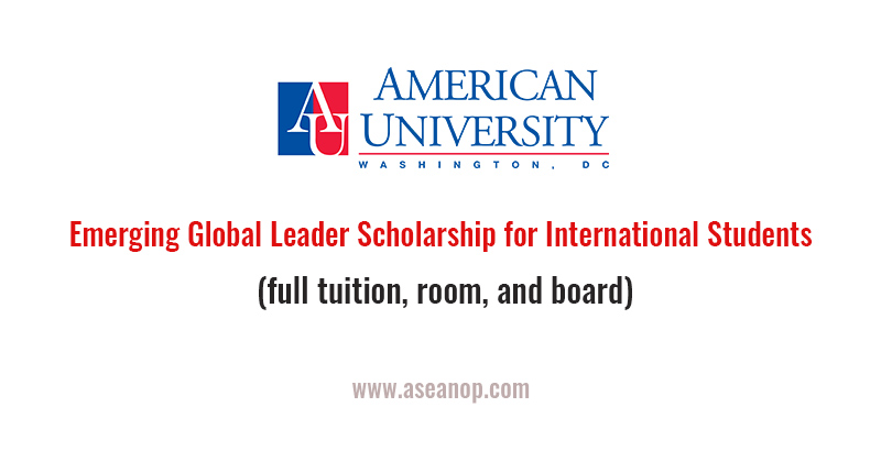 Emerging Global Leader Scholarship for International Students