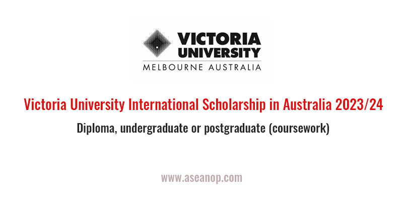 Victoria University International Scholarship in Australia 2023