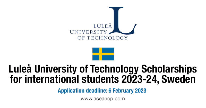 2023 24 LUT scholarships sweden