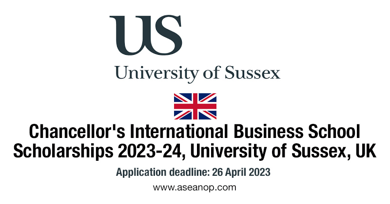 2023 24 chancellor international business school scholarships