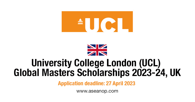 2023 24 Ucl Global Master Scholarships 