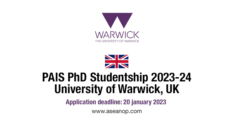 university of warwick phd research proposal